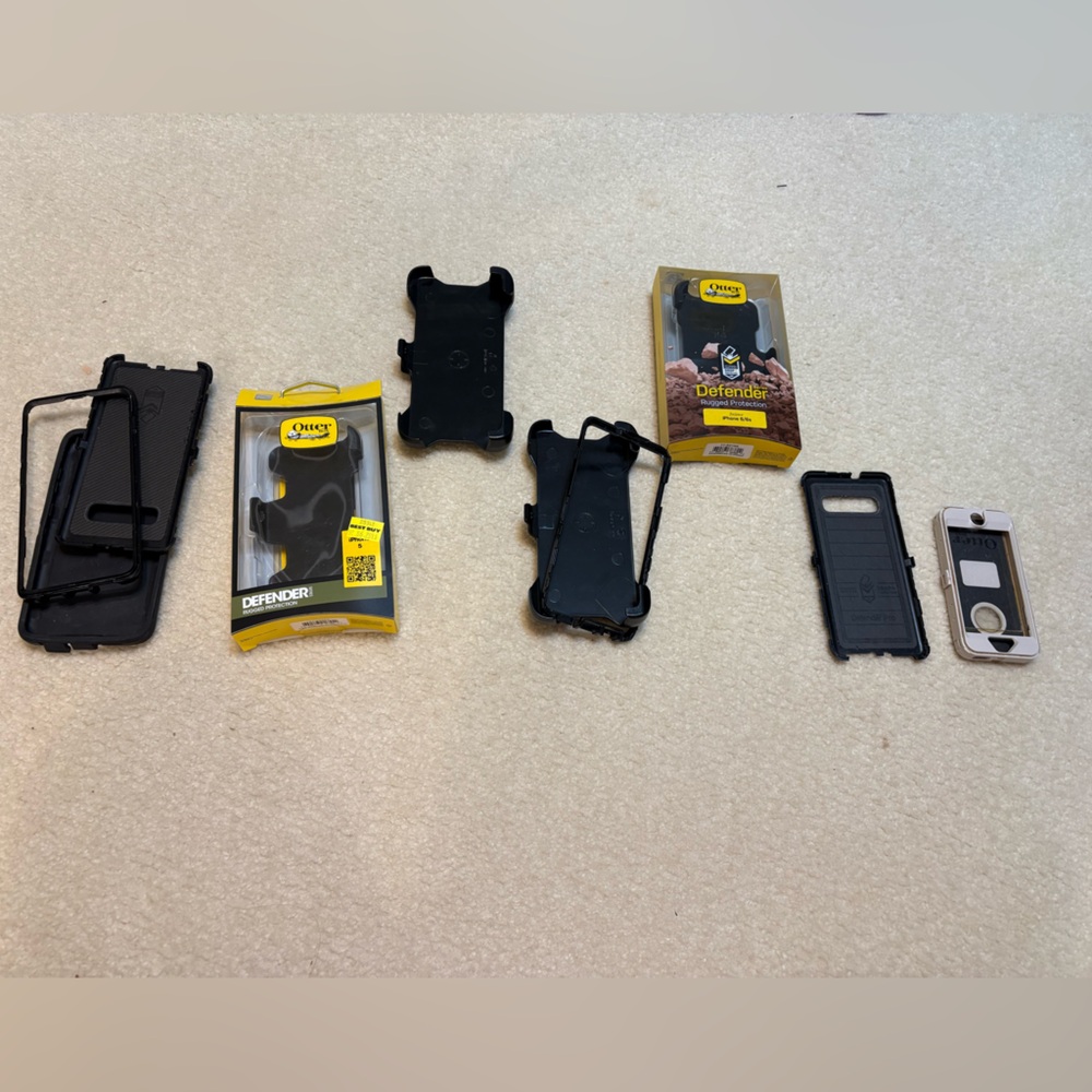 Lot 7 Otter Defenders Holster Replacements w/clip Etc for Misc older phones